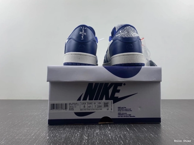 Bmlin Shoes OFF-WHITE TRAVIS CUSTOM JORDAN DM7890-101 X AIR X 1 SCOTT 0727